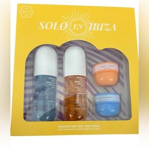 Solo en Ibiza Fragrance Body Mist and Body Cream Set